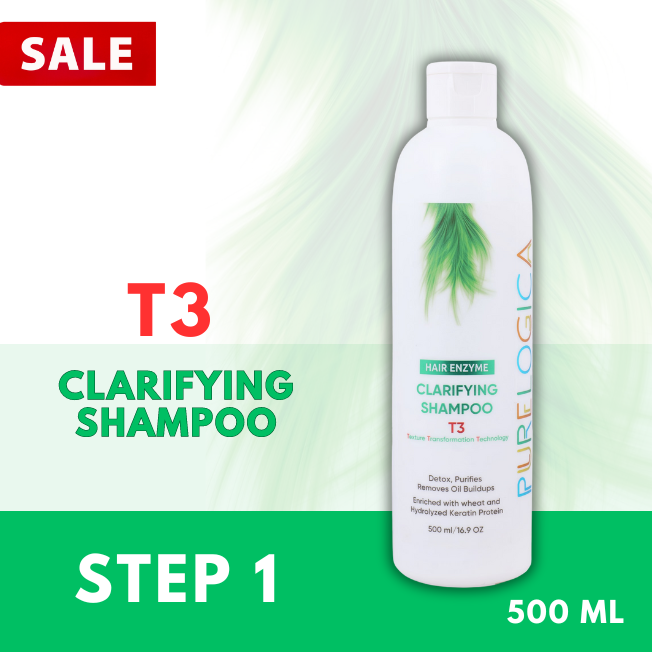 T3 Clarifying Shampoo-500ml - Step 1 Hair Enzyme Service Kit