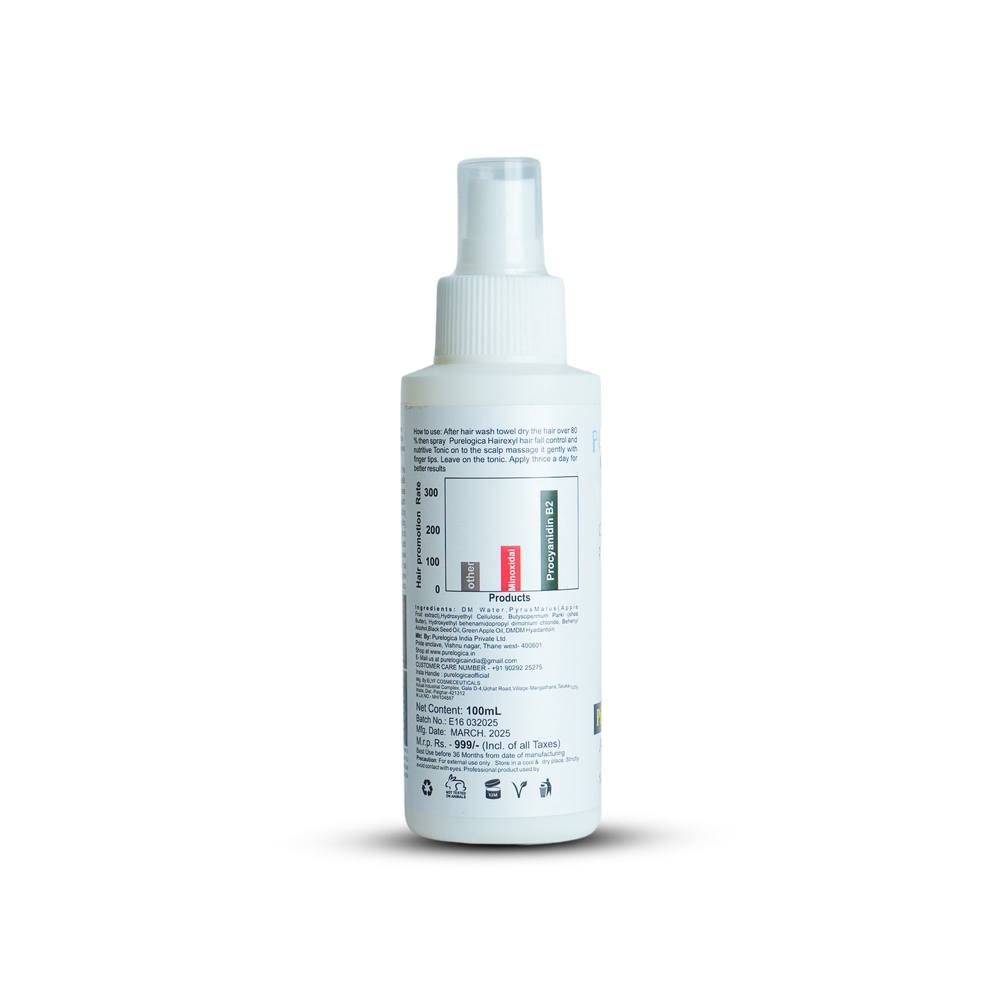 HairExyl - Natural Hair Growth Promoter Tonic