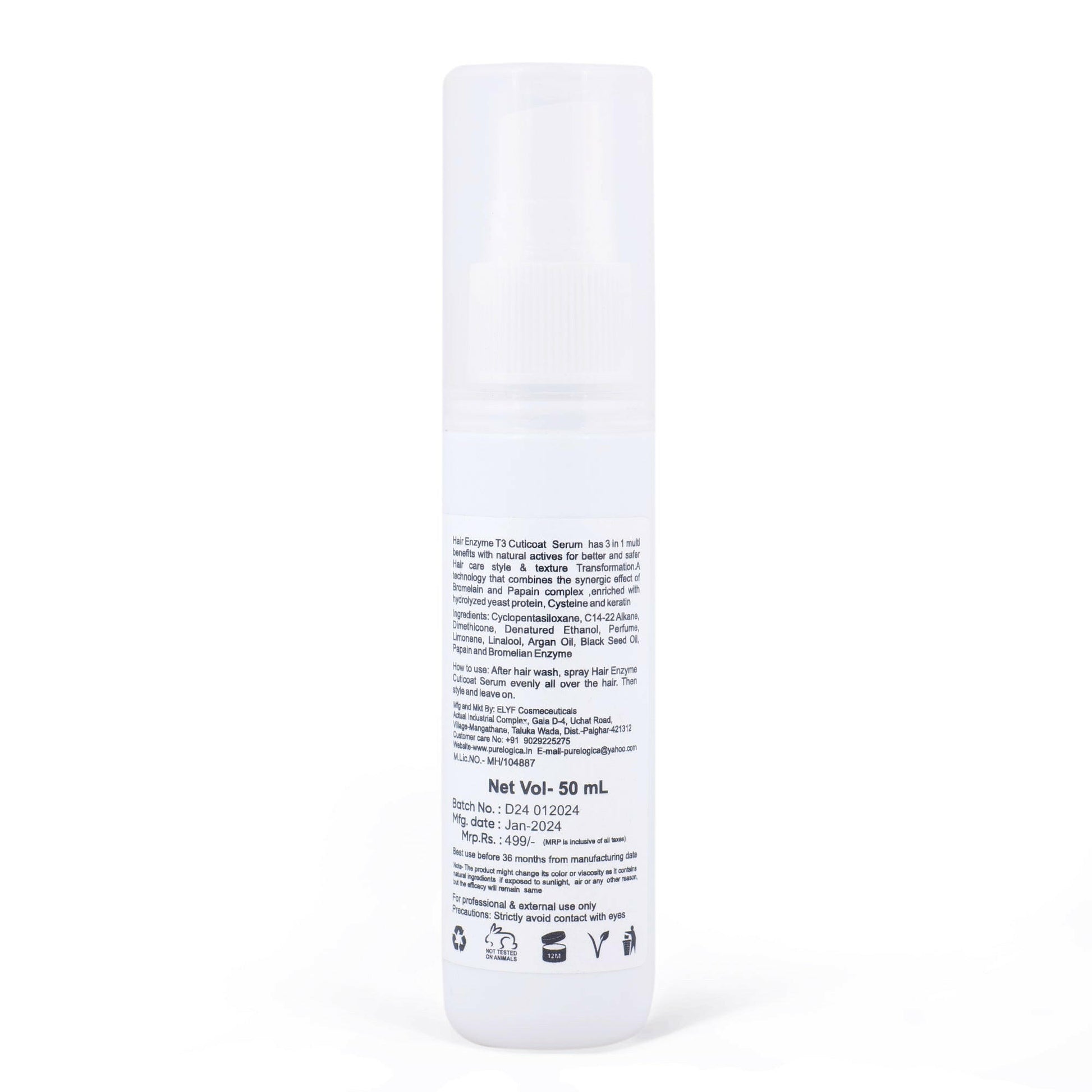 T3 Cuticoat Hair Serum - 50ml